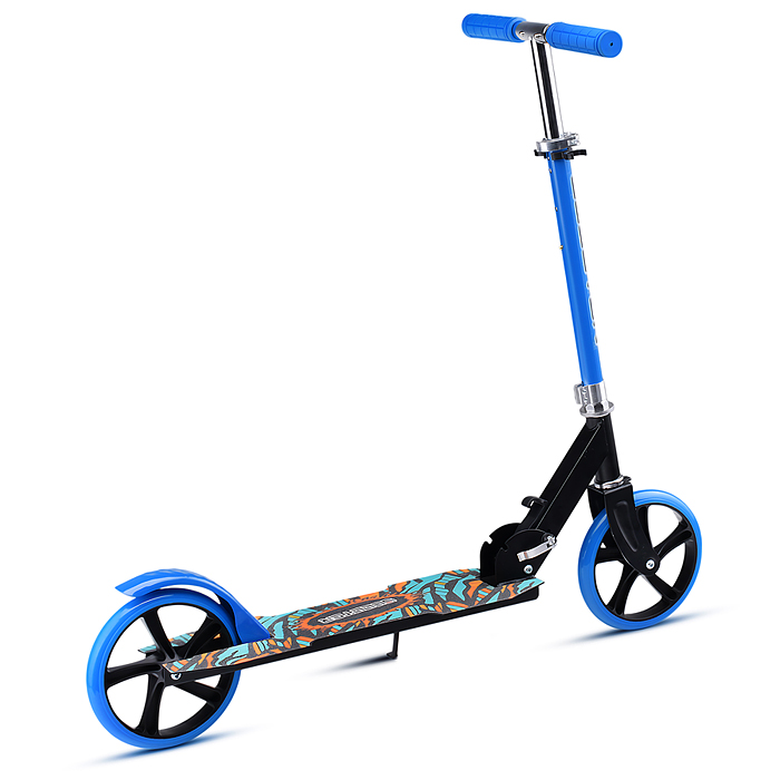 Фото к товару Самокат U012005Y 2-х кол., синий, d 200 мм., PU, в коробке Самокат U012005Y 2-х кол., синий, d 200 мм., PU, в коробке