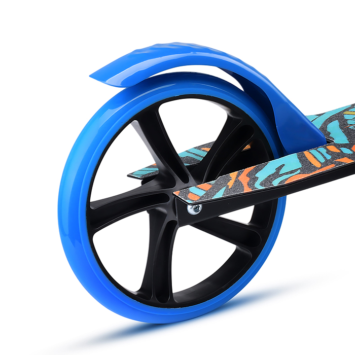 Фото к товару Самокат U012005Y 2-х кол., синий, d 200 мм., PU, в коробке Самокат U012005Y 2-х кол., синий, d 200 мм., PU, в коробке