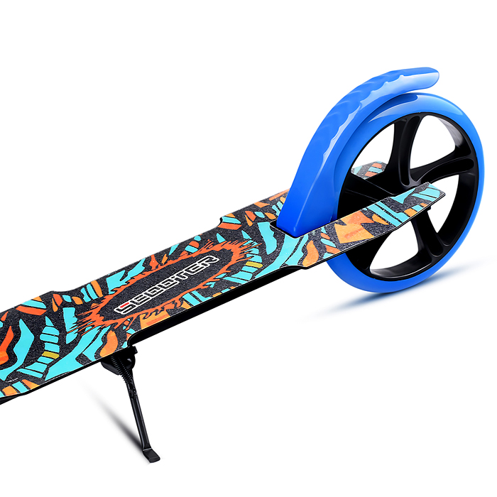 Фото к товару Самокат U012005Y 2-х кол., синий, d 200 мм., PU, в коробке Самокат U012005Y 2-х кол., синий, d 200 мм., PU, в коробке