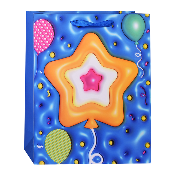 Фото к товару Пакет подарочный 00-6300 "Волшебный подарок" 26*32*10,5 см. Пакет подарочный 00-6300 "Волшебный подарок" 26*32*10,5 см.