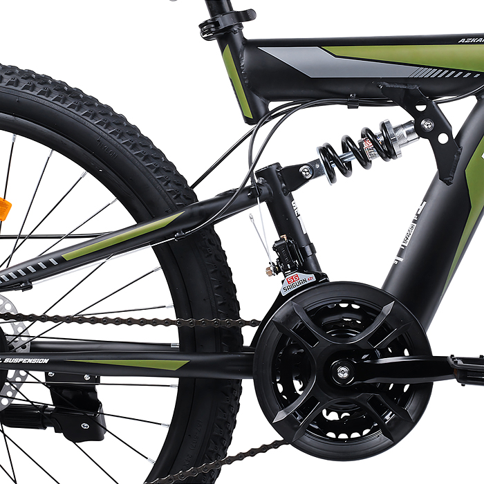 Фото к товару Велосипед 24" Rocket Azkar, цвет хаки, размер 15" Велосипед 24" Rocket Azkar, цвет хаки, размер 15"