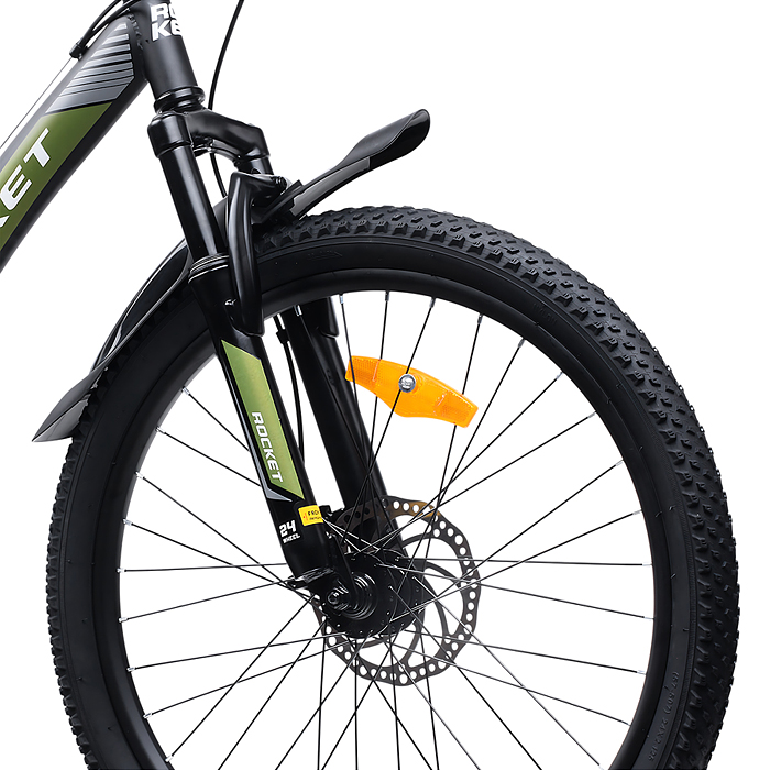 Фото к товару Велосипед 24" Rocket Azkar, цвет хаки, размер 15" Велосипед 24" Rocket Azkar, цвет хаки, размер 15"