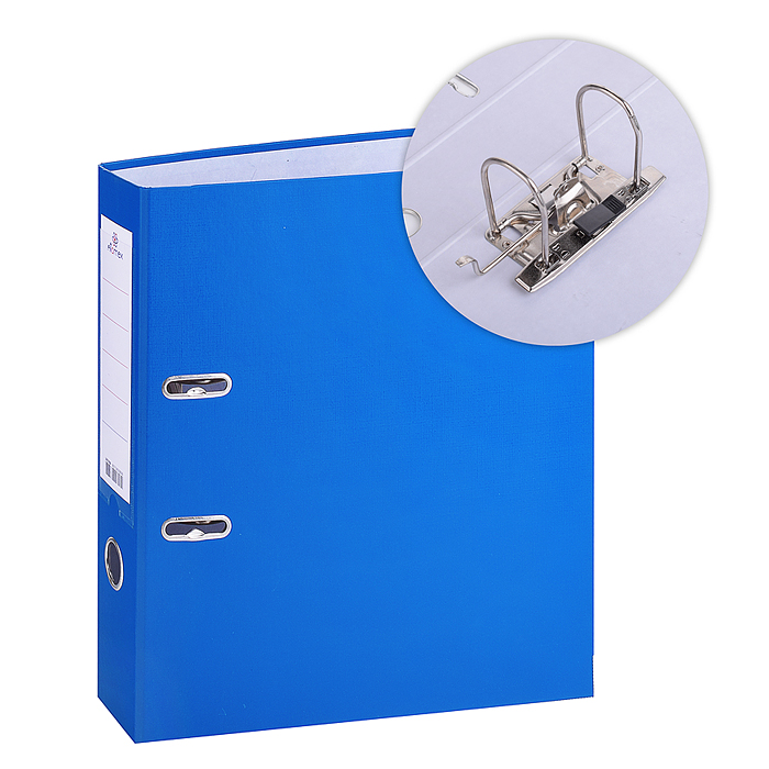 Папка с арочным механизмом "Lite" A4 75 мм, покрытие PVC, собранная, c металлической оканто