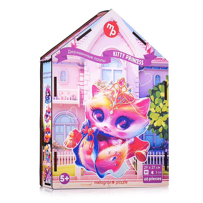 Пазлы 60 "Кошечка принцесса" Collection ANIMALS. Пазлы 60 "Кошечка принцесса" Collection ANIMALS.