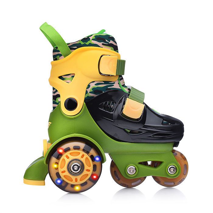 Фото к товару Ролики детские U011007Y размер S, хаки Ролики детские U011007Y размер S, хаки