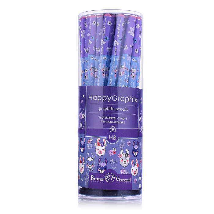 Фото к товару Карандаш чернографитный "HappyGraphix. Цирк. Ламы" НВ Карандаш чернографитный "HappyGraphix. Цирк. Ламы" НВ