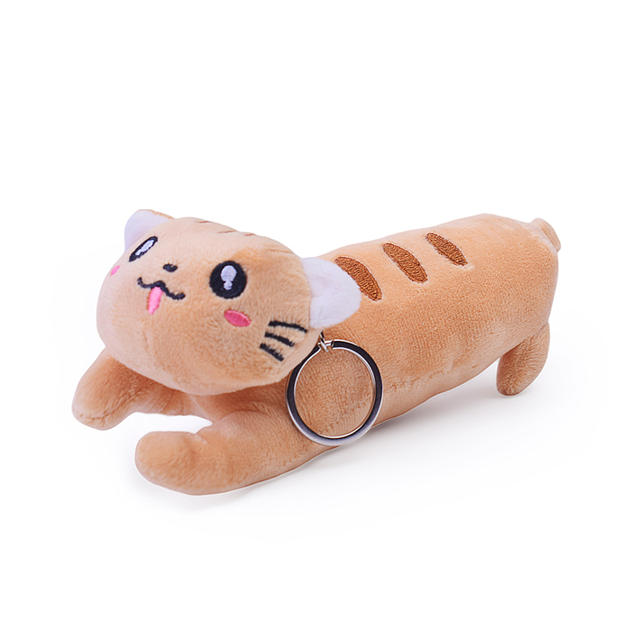 Мягкая игрушка-брелок M1192 "Кот Барсик" 16 см.