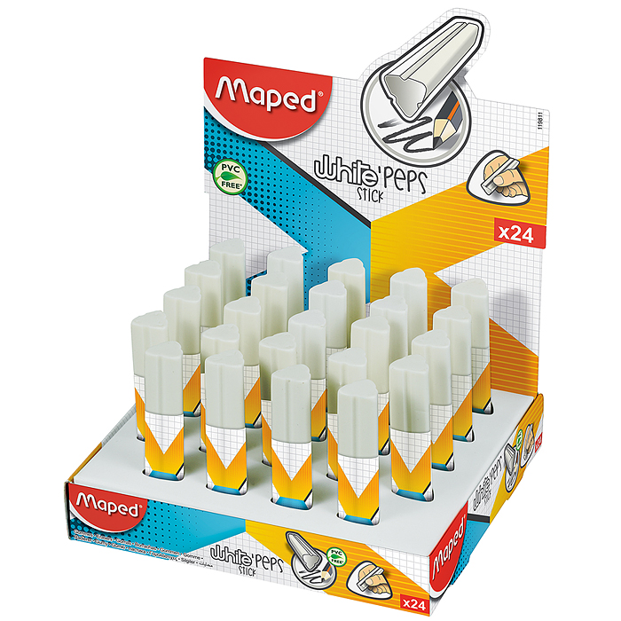 Ластик узкий " Whitepeps/Xpert " эргоном., в сечении, в  футляре