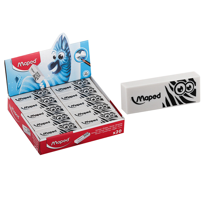 Ластик большой "Pulse теchnic" в дисплее 