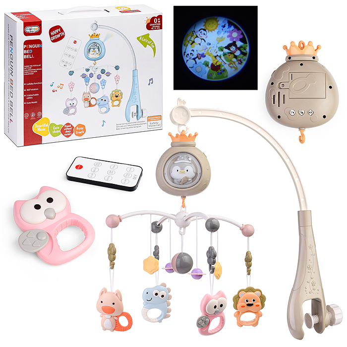 Мобиль на кроватку 368-6G "Радость малыша" на батарейках, в коробке Мобиль на кроватку 368-6G "Радость малыша" на батарейках, в коробке