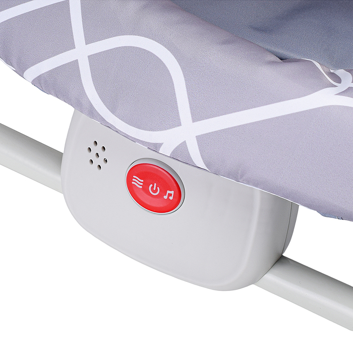 Фото к товару Шезлонг детский 8584 "Жирафик" в коробке (серый) Шезлонг детский 8584 "Жирафик" в коробке (серый)