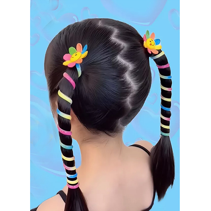 Фото к товару Набор заколок для волос 00-5247 "Радужная пружинка" (2 шт) Набор заколок для волос 00-5247 "Радужная пружинка" (2 шт)
