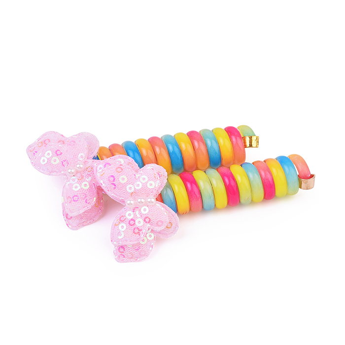 Фото к товару Набор заколок для волос 00-5247 "Радужная пружинка" (2 шт) Набор заколок для волос 00-5247 "Радужная пружинка" (2 шт)