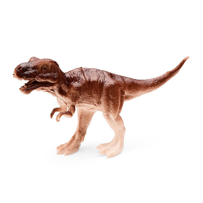 Игрушка пластизоль "Динозавры" 4 шт пакет, хеддер Рассказы о животных 