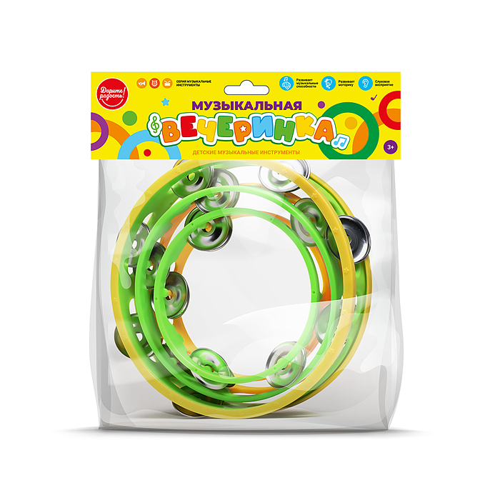 Набор бубнов UT0203 "Талантливый малыш" в пакете