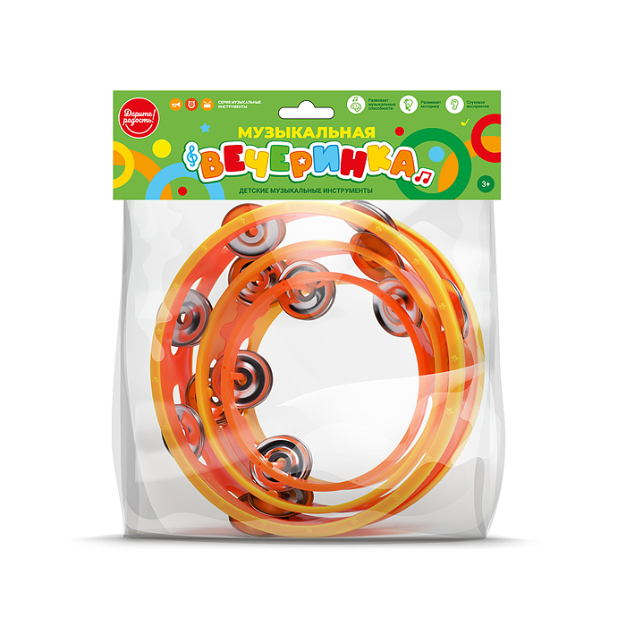 Набор бубнов UT0203 "Талантливый малыш" в пакете