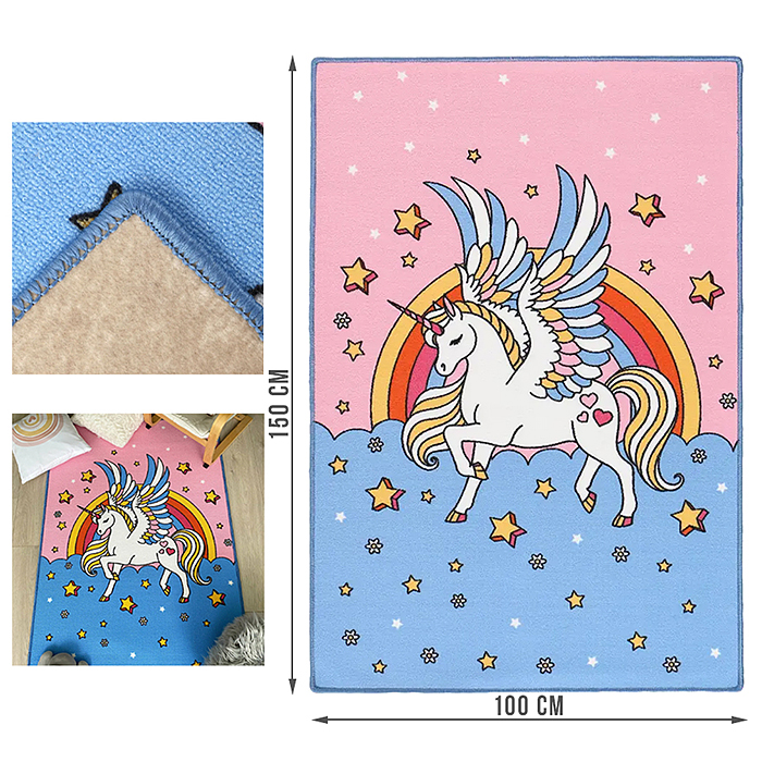 Ковер "Единорог" дет. 1х1,5 прямоугольный Ковер "Единорог" дет. 1х1,5 прямоугольный