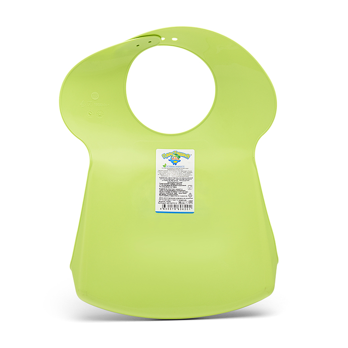 Фото к товару Нагрудник детский 345х240х52мм (Салатовый) Нагрудник детский 345х240х52мм (Салатовый)