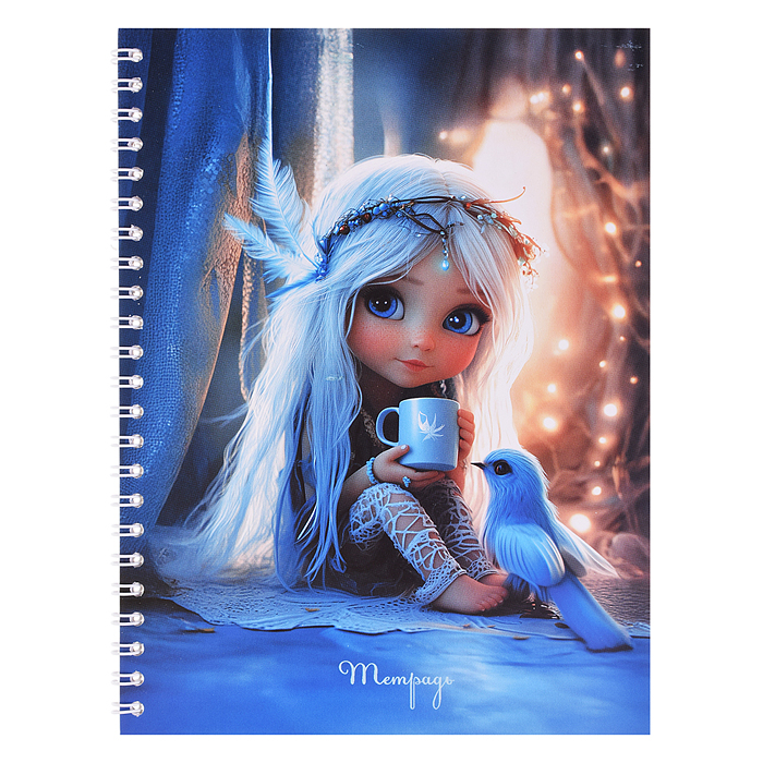 Тетрадь 40л., клетка "Милашка" на гребне Тетрадь 40л., клетка "Милашка" на гребне