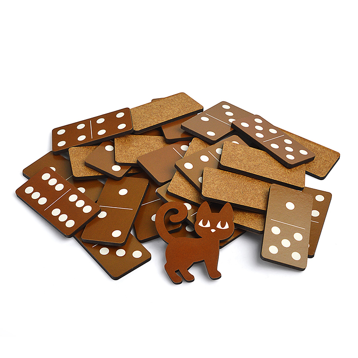 Фото к товару Домино деревянное "Far far land wood" 28 фишек Домино деревянное "Far far land wood" 28 фишек