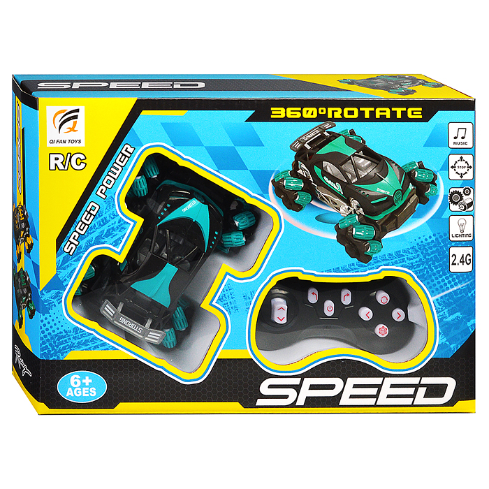 Фото к товару Машина 889-34 "Stunt car" р/у, 27 MHz, в коробке Машина 889-34 "Stunt car" р/у, 27 MHz, в коробке