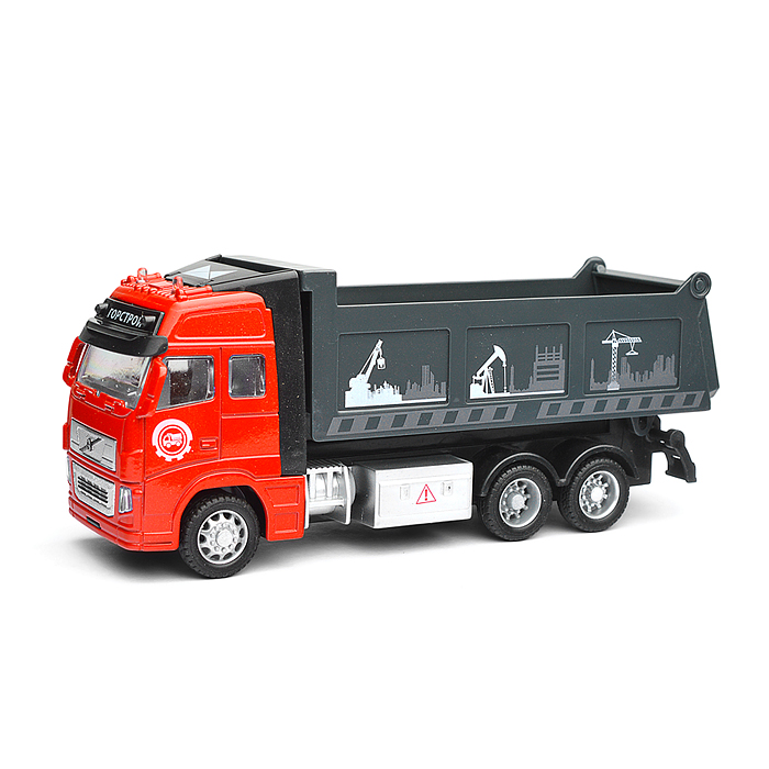 Фото к товару Машина металл Самосвал 19,5 см, ( свет-звук, подв. дет.,) инерц., в коробке Машина металл Самосвал 19,5 см, ( свет-звук, подв. дет.,) инерц., в коробке