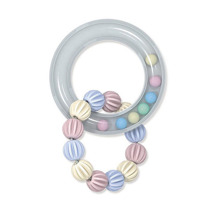 Погремушка-прорезыватель "Веселый браслетик" коллекция "Бисквит"