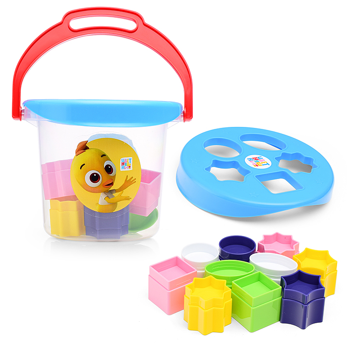 Ведро-сортер "Цветняшки"