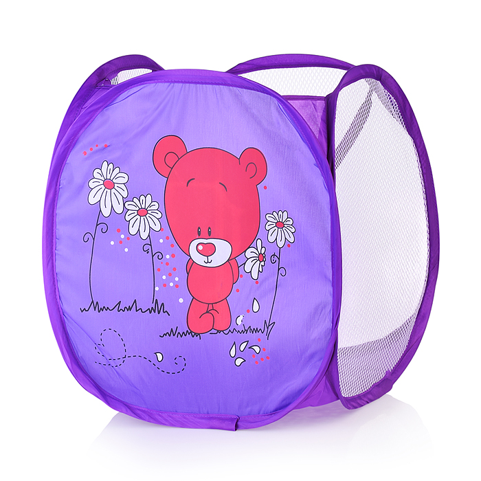 Корзина для игрушек 00-5231 "Мишка с ромашками" 32*38 см.