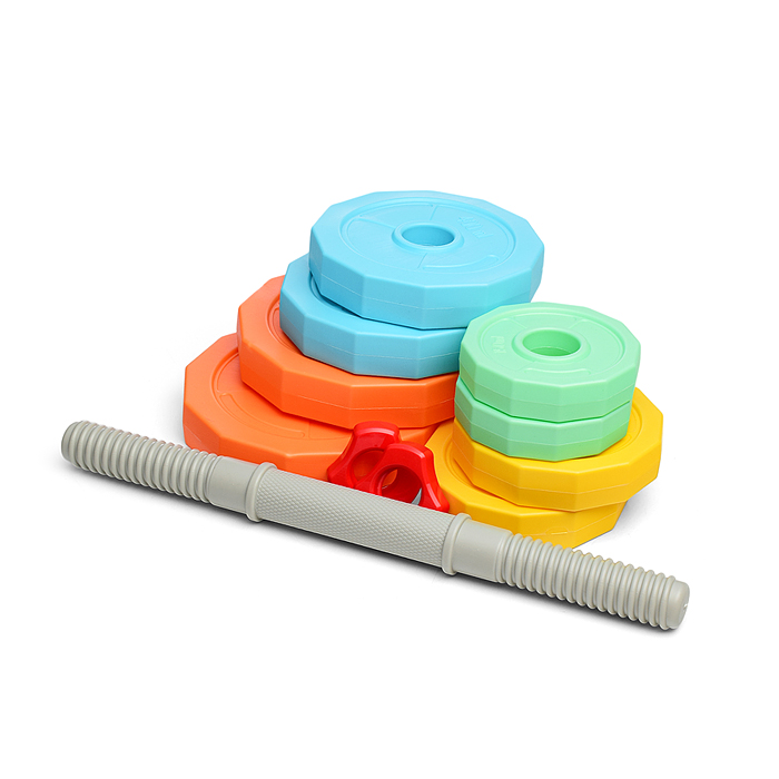 Фото к товару Штанга игрушечная BJF014-1 в сетке Штанга игрушечная BJF014-1 в сетке