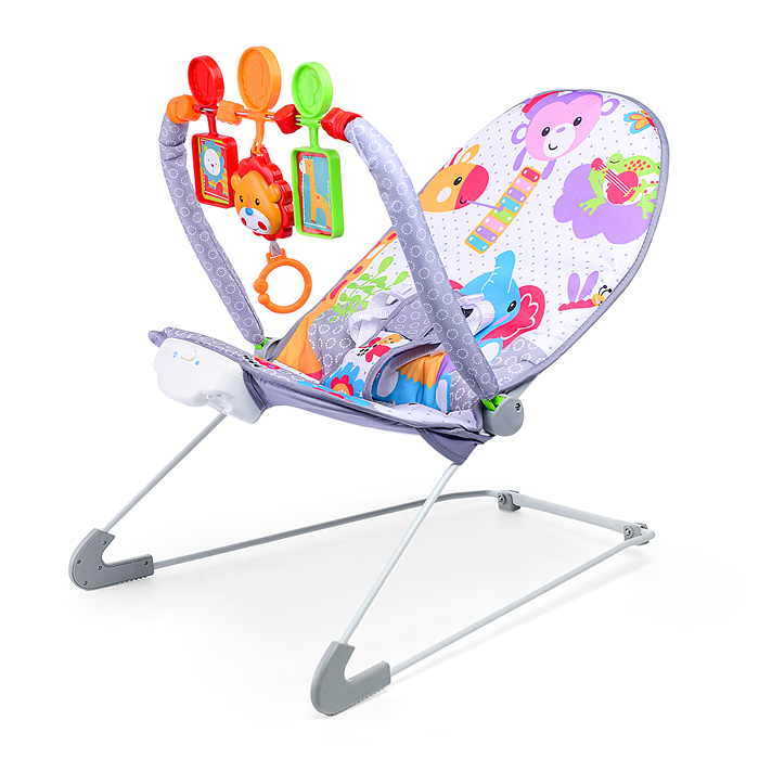 Фото к товару Шезлонг детский 69849 "Зоопарк-2" в коробке Шезлонг детский 69849 "Зоопарк-2" в коробке