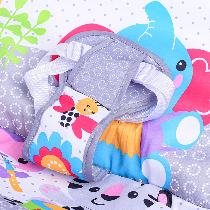 Фото к товару Шезлонг детский 69849 "Зоопарк-2" в коробке Шезлонг детский 69849 "Зоопарк-2" в коробке