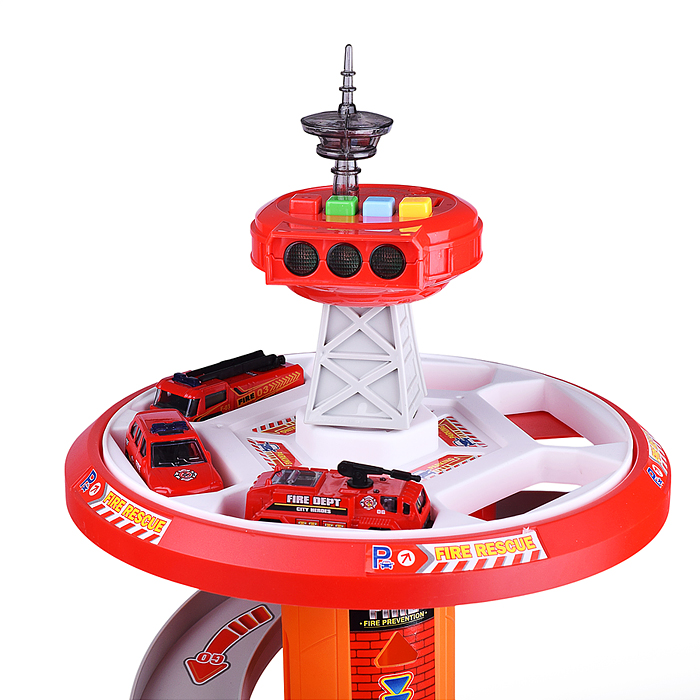 Фото к товару Парковка 660-A321 "Пожарная часть" в коробке Парковка 660-A321 "Пожарная часть" в коробке