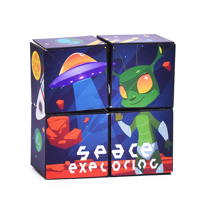 Головоломка F-901 "Магический куб" 3 в 1 в коробке