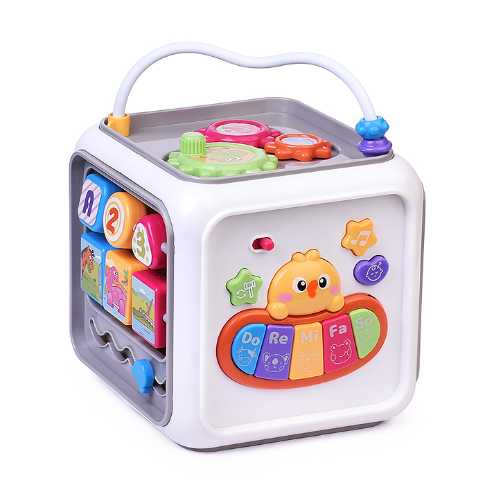 Куб развивающий MSS-008 "Веселые нотки" в коробке