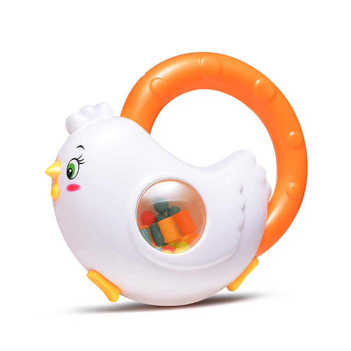 Фото к товару Набор погремушек Y0130 "Курочка и собачка" в пакете Набор погремушек Y0130 "Курочка и собачка" в пакете