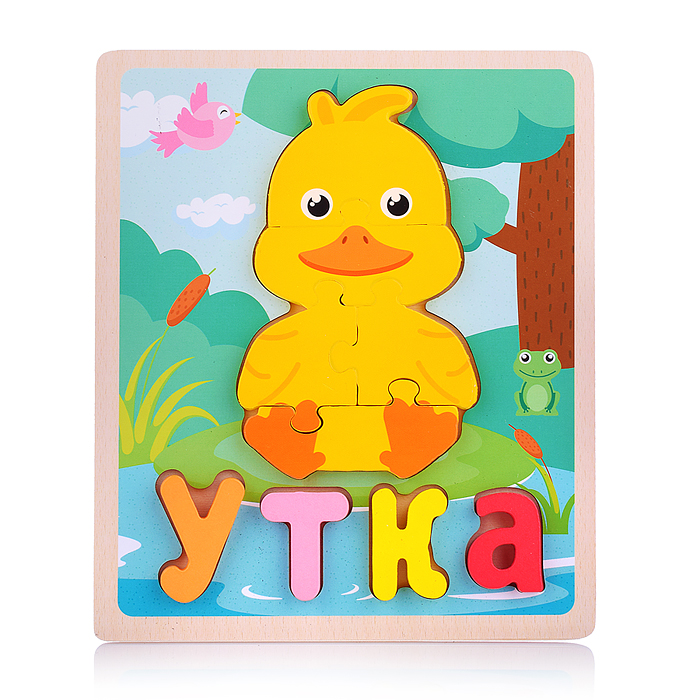 Пазл-вкладыш D2021-2 "Утка"
