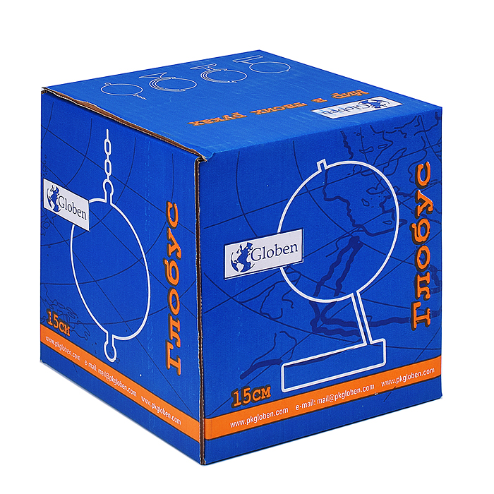 Фото к товару Глобус Земли физический 150мм с подсветкой Классик Евро Глобус Земли физический 150мм с подсветкой Классик Евро