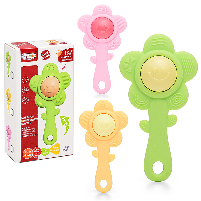 Погремушка 368-39 "Цветок" в коробке