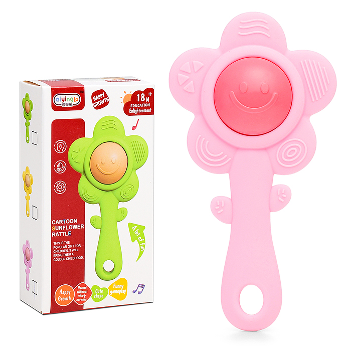 Погремушка 368-39 "Цветок" в коробке