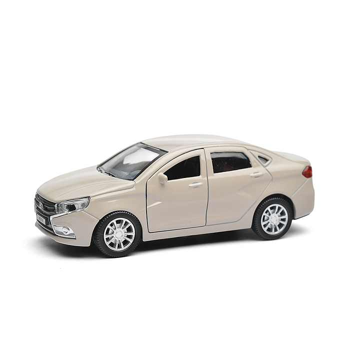Фото к товару Машина металл LADA vesta 11,5 см, двери, бежевый Машина металл LADA vesta 11,5 см, двери, бежевый