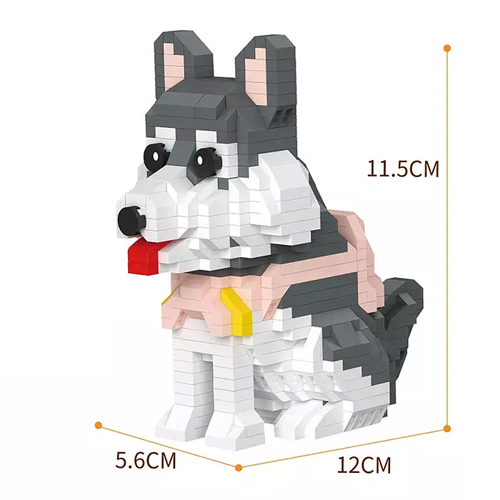 Конструктор WL9150 "Хаски" 1000 дет,. в коробке