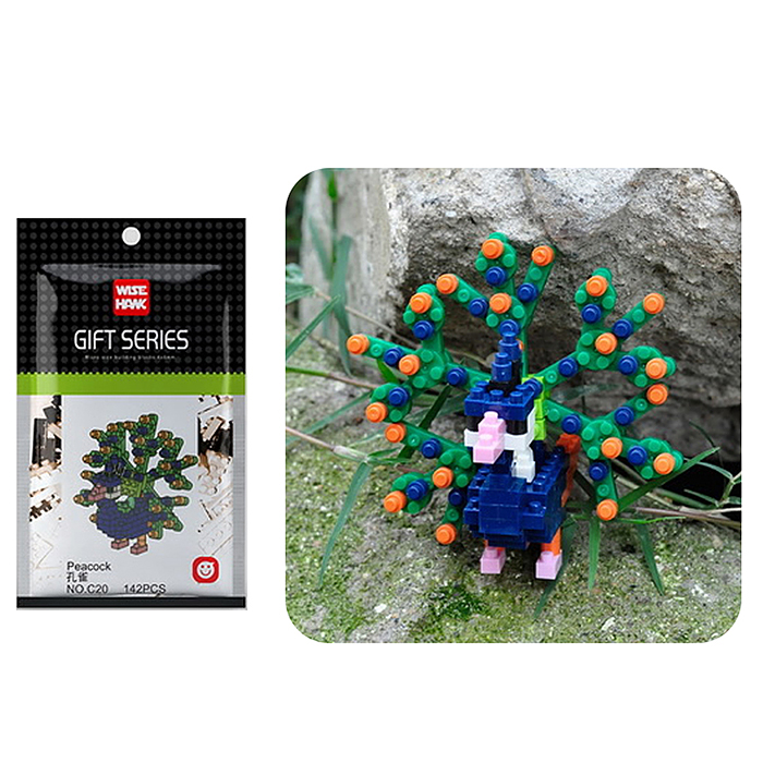 Конструктор C20 "Павлин" 142 дет., в пакете