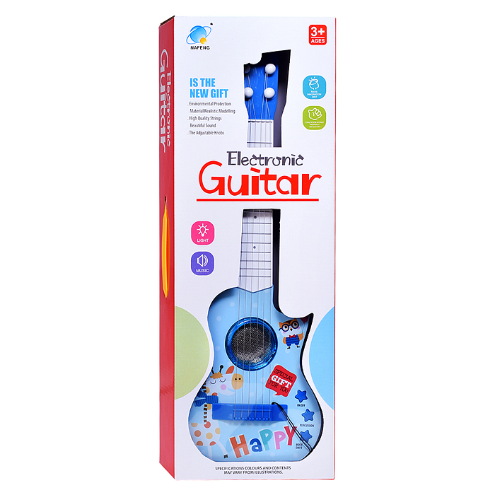 Фото к товару Гитара 667A "Прекрасная музыка" в коробке Гитара 667A "Прекрасная музыка" в коробке