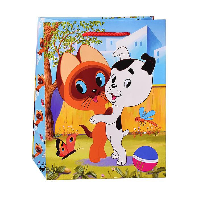 Фото к товару Пакет подарочный глянцевый Союзмультфильм m. Пакет подарочный глянцевый Союзмультфильм m.