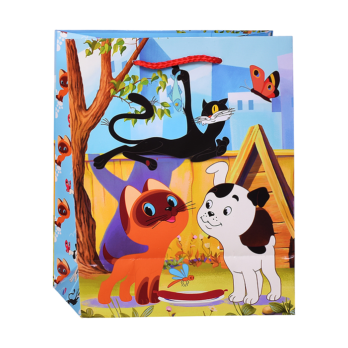 Фото к товару Пакет подарочный глянцевый Союзмультфильм m. Пакет подарочный глянцевый Союзмультфильм m.