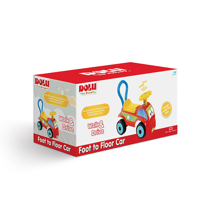 Машина-каталка Foot to Floor, красный