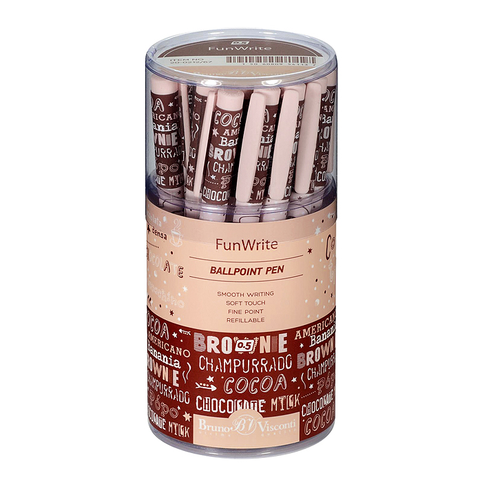 Фото к товару Ручка "FunWrite. Coffee Time. Глясе" шариковая, 0.5 мм, синяя Ручка "FunWrite. Coffee Time. Глясе" шариковая, 0.5 мм, синяя