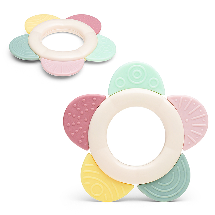 Погремушка-прорезыватель "Цветочек" (в пакете) Погремушка-прорезыватель "Цветочек" (в пакете)