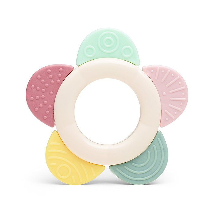 Фото к товару Погремушка-прорезыватель "Цветочек" (в пакете) Погремушка-прорезыватель "Цветочек" (в пакете)